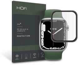 HOFI Hybrid Glass Apple Watch Series 7 (41mm) üveg képernyővédő fólia fekete kerettel (FN0270) (FN0270) (FN0270)