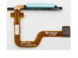 Motorola Moto G22 XT2231 ujjlenyomat olvasós flex kábel, átvezető fólia zöld gyári
