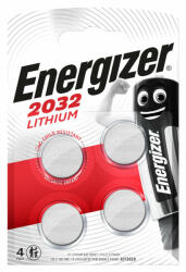 Energizer CR2032 Lithium Gombelem x 4 db (ER-CR2032-B4)