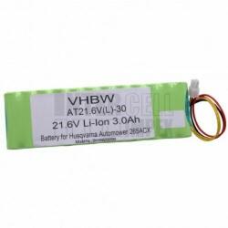 Husqvarna 578 84 87-04 series 21.6V 3000mAh 64.80Wh Li-ion robotfűnyíró akku/akkumulátor