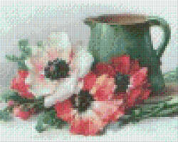 Pixelhobby 804054 Virágos festmény (25, 4x20, 3cm) 4 alaplapos szett (804054)
