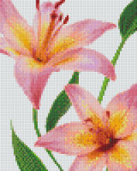 Pixelhobby 804470 Virág (25, 4x20, 3cm) 4 alaplapos szett (804470)