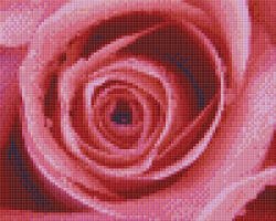 Pixelhobby 804014 Rózsaszín rózsa (25, 4x20, 3cm) 4 alaplapos szett (804014)