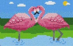 Pixelhobby 802061 Flamingók szett (12, 7x20, 3cm) (802061)