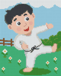Pixelhobby 804409 Karate (20, 3x25, 4cm) 4 alaplapos szett (804409)