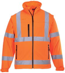 Portwest S428 - Jól láthatósági softshell dzseki (3L), narancs (S428ORRS) - munkavedelemzona