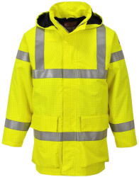 Portwest S774 - Bizflame Rain Hi-Vis Multi Lite kabát, sárga (S774YERM) - munkavedelemzona