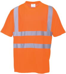 Portwest RT23 - Jól láthatósági vasúti póló, narancs (RT23ORRXXXL) - munkavedelemzona
