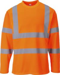 Portwest S278 - Hi-Vis hosszú ujjú póló, narancs (S278ORRXL) - munkavedelemzona