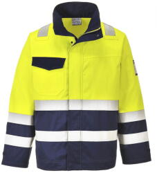 Portwest MV25 - Hi-Vis Modaflame munkakabát, sárga (MV25YNRS)
