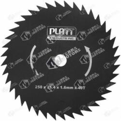Platt Disc motocoasa 40D - 250mm - 25.4mm - 1.6mm (Platt)
