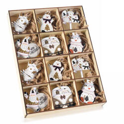 Decorer Set 72 ornamente brad Craciun 5x5.5 cm (A51.46.12)