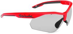 SPIUK - ochelari soare sport fotocromatici Ventix K, 2 lentile de schimb Lumiris II, transparent si negru - rama rosie neagra (GVEKRNLU)