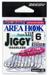 Decoy Area Jiggy Type XII AH-12 #6 Barbless jig horog 12 db/csg (831212)