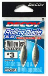 Decoy BL-5S Willow Leaf Silver 3, 5 Spinner Blade Forgóval 2 db/csg (402641)