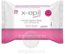 X-Epil Intimo intim törlőkendő 20 db