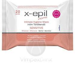 X-Epil Intimo Intim törlőkendő Sensítive 20 db