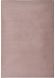 vidaXL Covor din blană ecologică de iepure 200x300 cm roz învechit (335993)