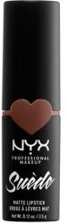NYX Cosmetics Suède Matte Lipstick ruj de buze 3, 5 g pentru femei 04 Free Spirit