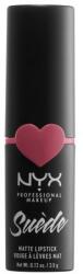 NYX Cosmetics Suède Matte Lipstick ruj de buze 3, 5 g pentru femei 27 Cannes
