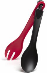 Tefal Clește pentru salată Ingenio K2060614, calitate premium, design inovator, fără BPA sau ftalați, plastic, negru / roșu (K2060614)