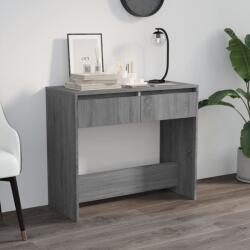 vidaXL Конзолна маса, сив сонома, 89x41x76, 5 см, инженерно дърво (813000)