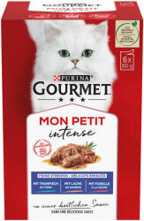 Gourmet 24x50g Gourmet Mon Petit hal (tonhal, lazac, pisztráng) nedves macskatáp