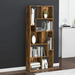 vidaXL Bibliotecă, stejar fumuriu, 67x24x161 cm, lemn prelucrat (815501) Biblioteca
