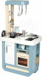 Smoby Bucătărie electronică Bon Appetit Kitchen Smoby cu aparat de cafea si frigider cu cuptor 23 accesorii 96 cm inaltime/ blat 49 cm (SM310824)