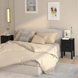 vidaXL Noptiere, 2 buc. , negru, 40x35x61, 5 cm, lemn masiv de pin (813698)