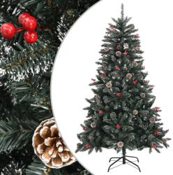 vidaXL Brad de Crăciun artificial cu suport, verde, 120 cm, PVC (345178)
