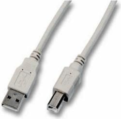 EFB-Elektronik USB-A apa - USB-B 2.0 Nyomtató kábel - Szürke (3m) (K5255.3)