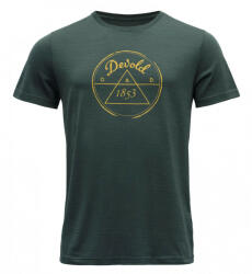 Devold 1853 Man Tee férfi póló XL / sötétzöld