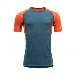 Devold Running Man T-Shirt férfi funkcionális póló L / kék/narancs