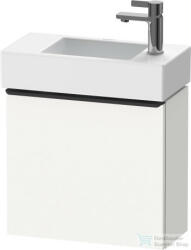 Duravit D-NEO 484x222 mm-es 1 ajtós függesztett szekrény 072450 mosdóhoz, balos, White Matt Decor DE4219L1818 (DE4219L1818)