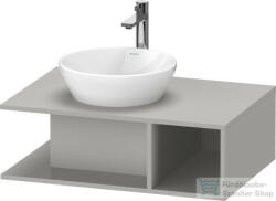 Duravit D-NEO 800x550 mm-es mosdó alá építhető alsószekrény, Concrete Grey Matt Decor DE492800707 (DE492800707)