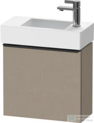 Duravit D-NEO 484x222 mm-es 1 ajtós függesztett szekrény 072450 mosdóhoz, balos, Linen Decor DE4219L7575 (DE4219L7575)