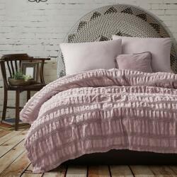 Saheser® Cuvertura jacquard stil Boho, 220x240cm, Apollo Roz Pudra