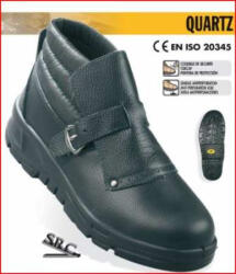 Coverguard QUARTZ lábfejvédős bőr Coverguard S3 SRA munkavédelmi hegesztő bakacs, gyorscsattal (9QUAR44)