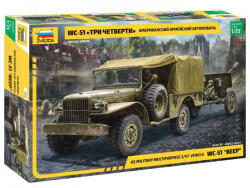 Zvezda Dodge WC-51 Beep 1: 35 makett harcjármű (3656) (3656)