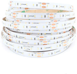 LEDIUM 24V CRI98 full spectrum (teljes spektrumú) 4000K LED szalag, 8 mm - 120 LED | 12W | 1190 lm /m, természetes fehér, 2835 LED, 2 év garancia