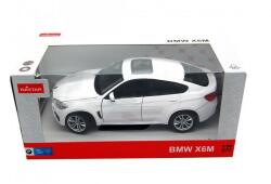 Rastar MASINUTA METALICA BMW X6M ALB SCARA 1 LA 24 (Ras56600_Alb) - uak