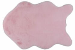 KONDELA Műszőrme Nyúl típus 5 60x90 cm - rózsaszín