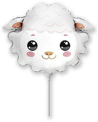 Flexmetal Fólia lufi mini, bárányka fej, 14