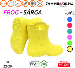 Camminare - Frog EVA gyerekcsizma SÁRGA (-30°C)