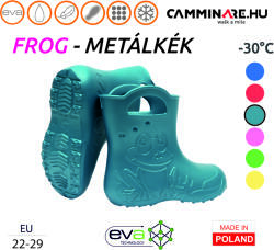  Camminare - Frog EVA gyerekcsizma METÁLKÉK (-30°C)
