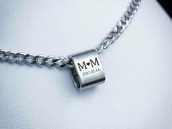 R. M. ékszer Vallomás egyedi medálos MoMents pancer acél nyaklánc (17551RM)