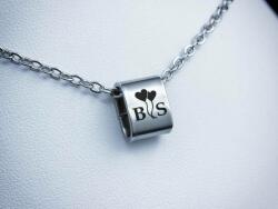 R. M. ékszer Valentin egyedi medálos MoMents anker acél nyaklánc (17548RM)