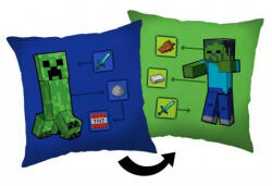 Jerry Fabrics Minecraft How to Creeper párna, díszpárna 40*40 cm (JFK032114)