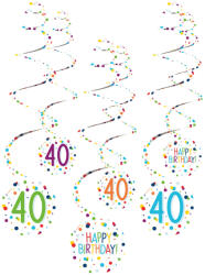 Amscan Serpentine decorative - Happy Birthday confetti 40